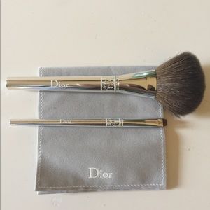 Dior jewelry pouch makeup brushes